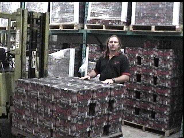 PGP in the Diablo Direct Florida Warehouse stocked with over 1.3 million paintballs.