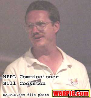 NPPL Commissioner Bill Cookston