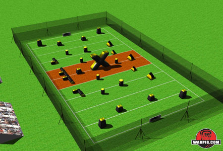 NPPL Paintball Field Layout