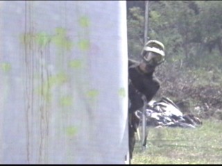 Jacksonville Warrior peeping out at returning fire